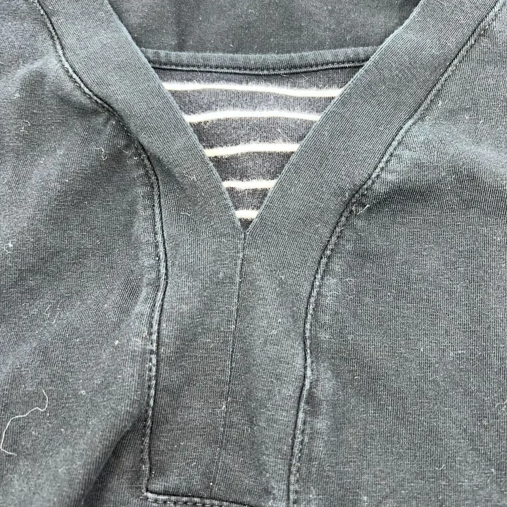 Catherines Supima Collection Top Size 3X Black Shirt Cotton Plus Women